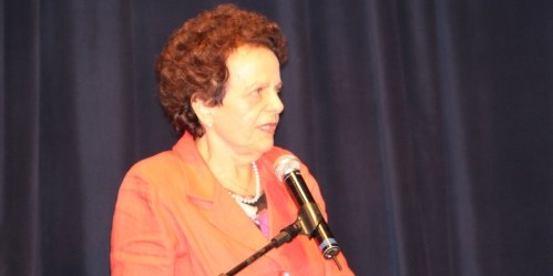 A ministra Eleonora Menicucci no evento, realizado em Brasília nesta terça-feira. Foto: Jadermilson Santos/ AsCom SPM
